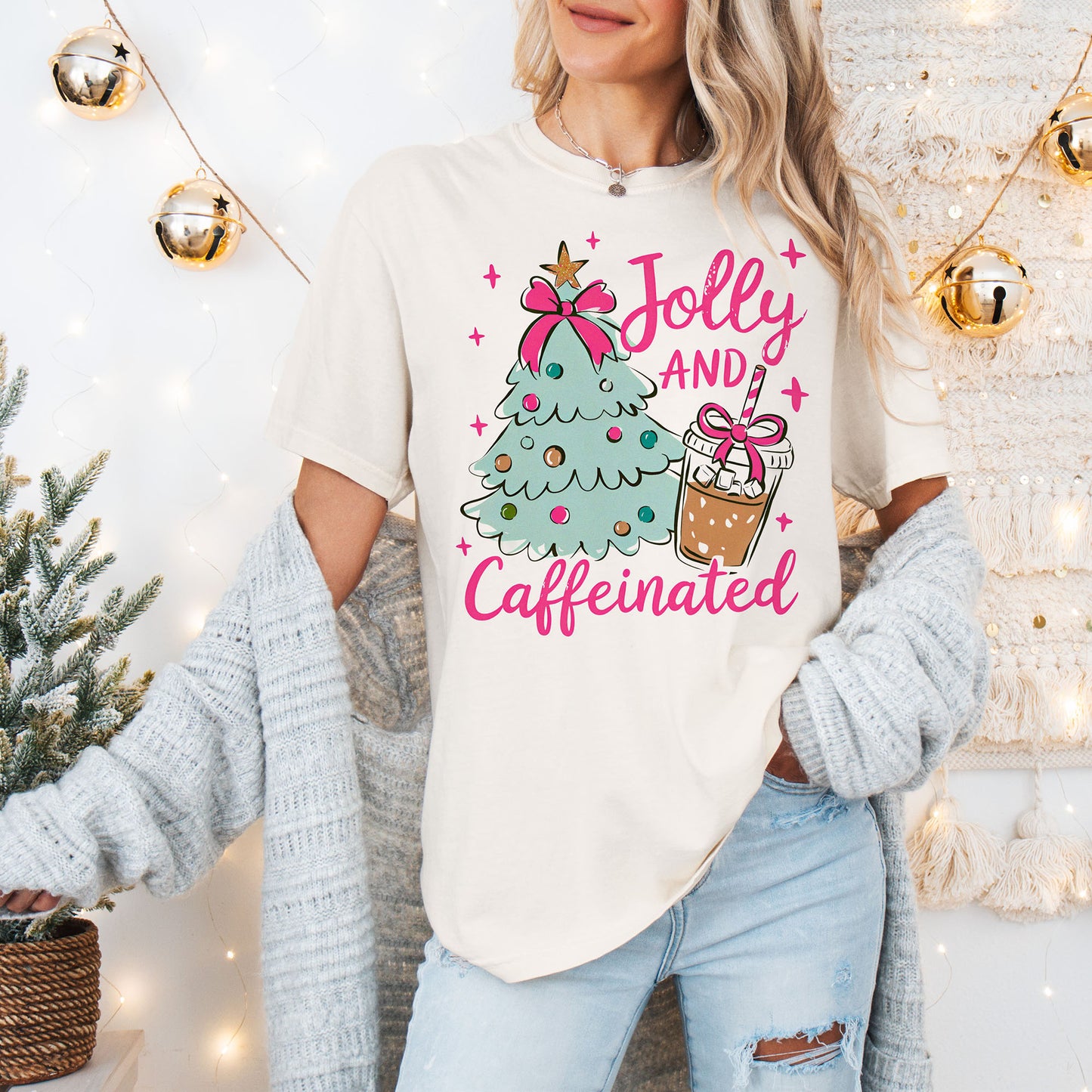 Jolly Christmas T-skjorte | Bella + Canvas