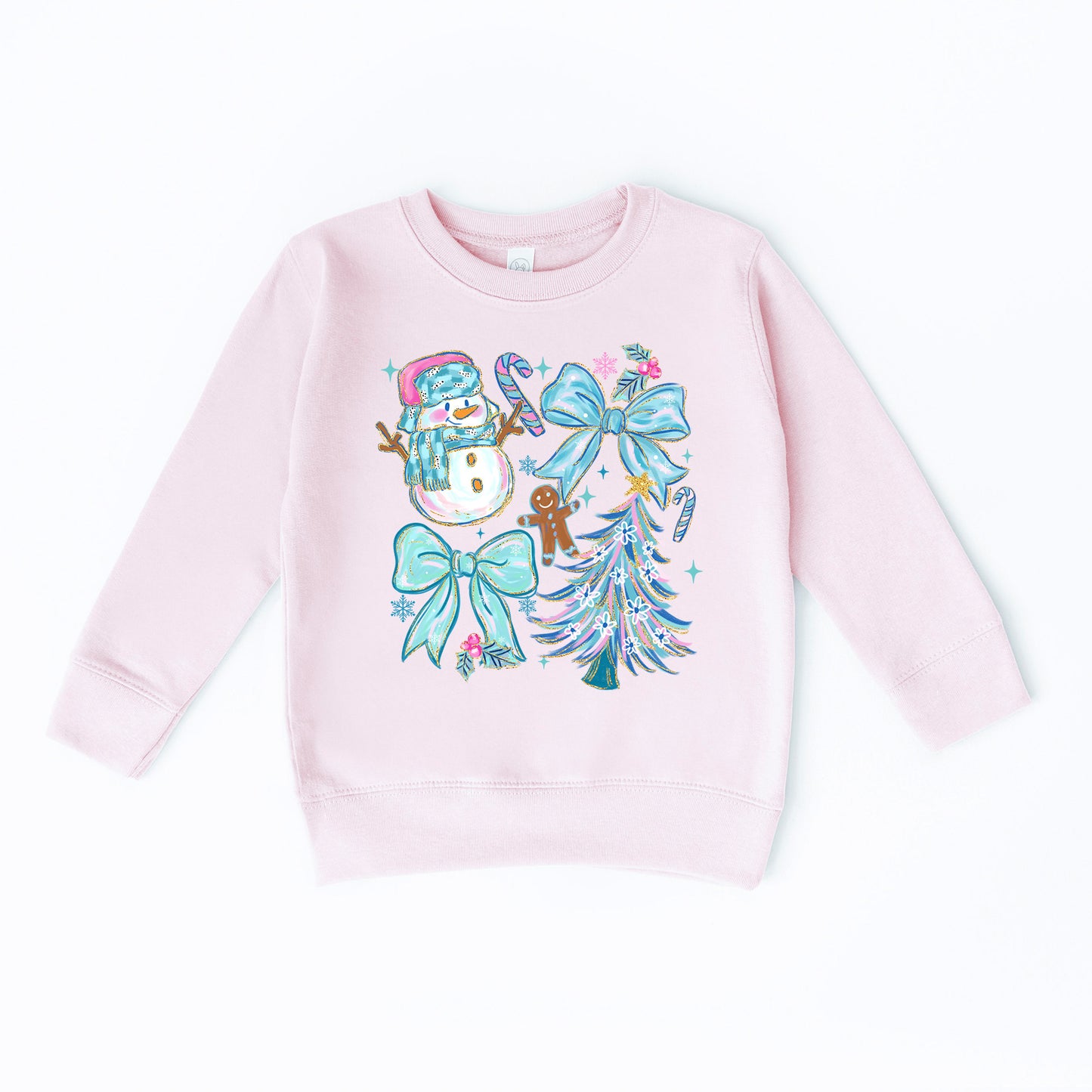 Genser til barn med vintermotiv