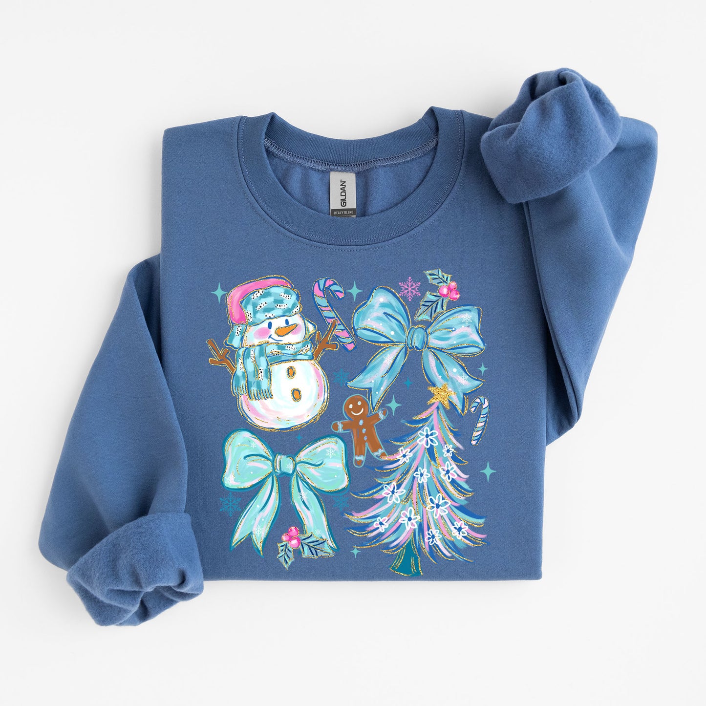 Genser til barn med vinter motiv