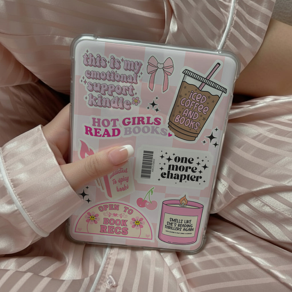 Booktok Kindle Insert Pink