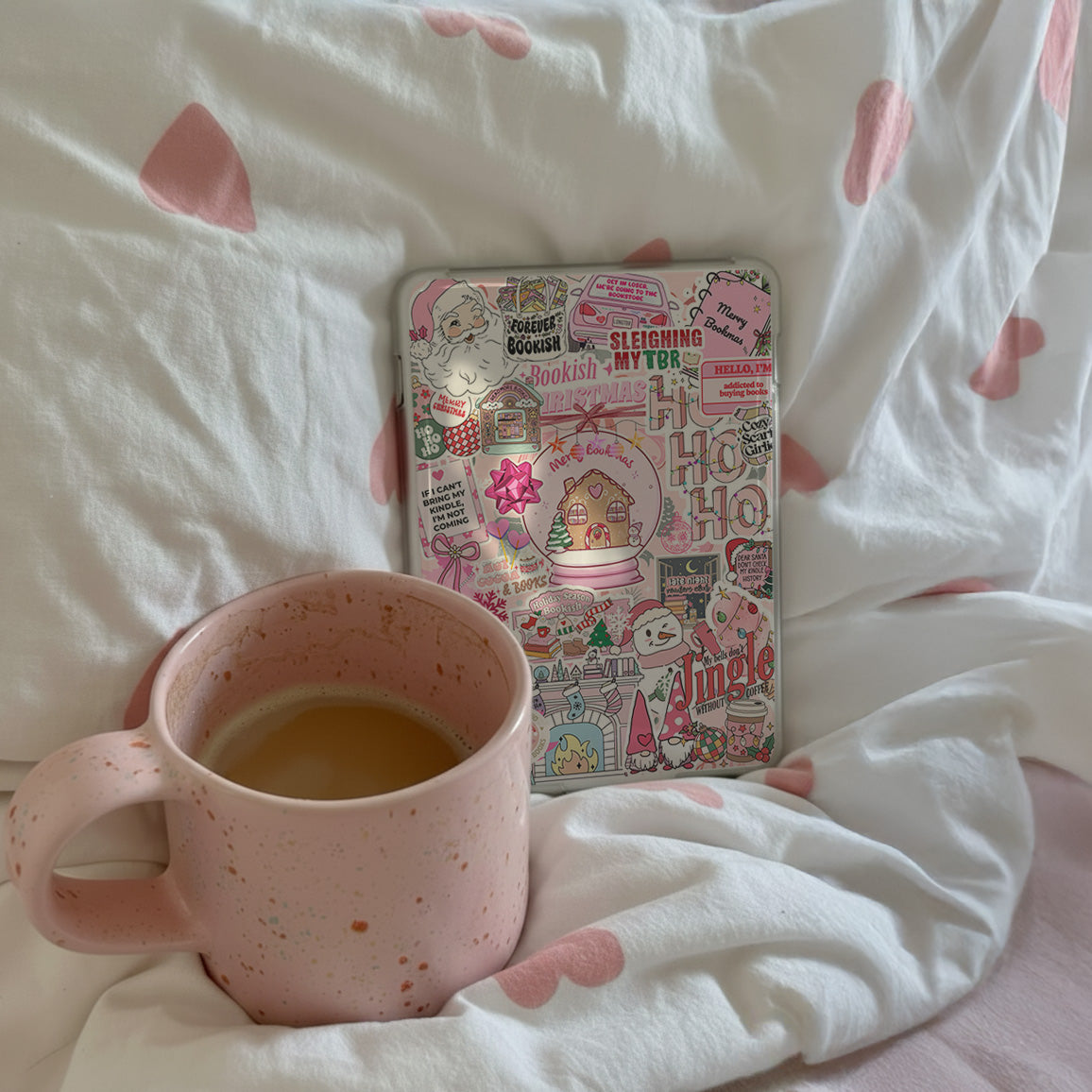 Kindle Insert Pink Christmas