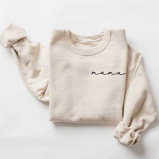 Mama Sweatshirt Brodert