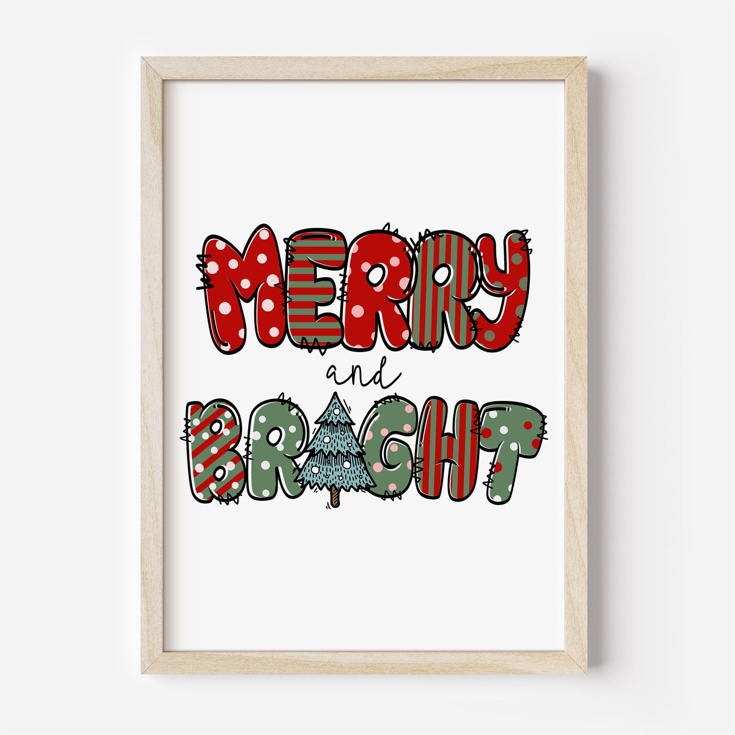 Merry and Bright Plakat