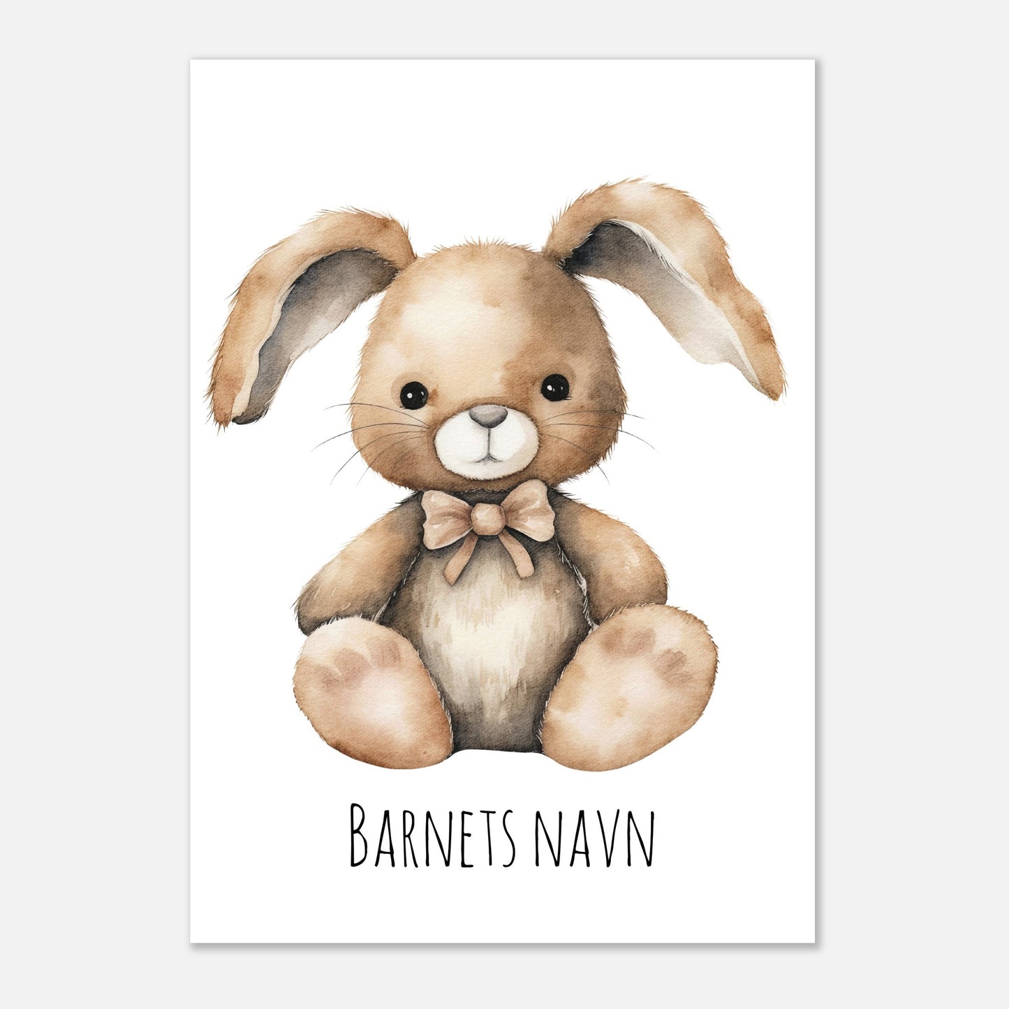 Personlig Plakat med navn - Mr Bunny