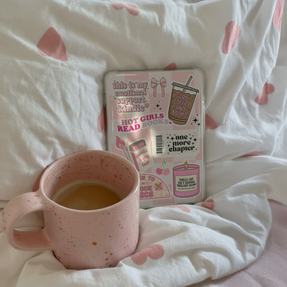 Booktok Kindle Insert Pink