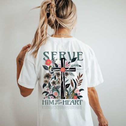 Serve Him Kristen t-skjorte