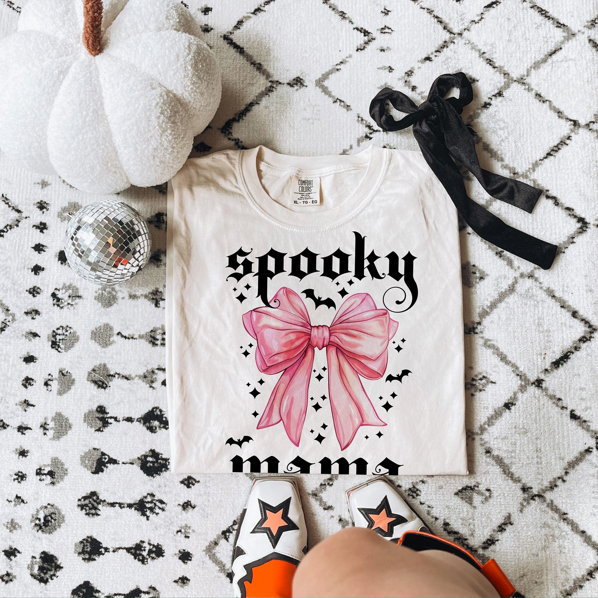 spooky mama halloween t-skjorte