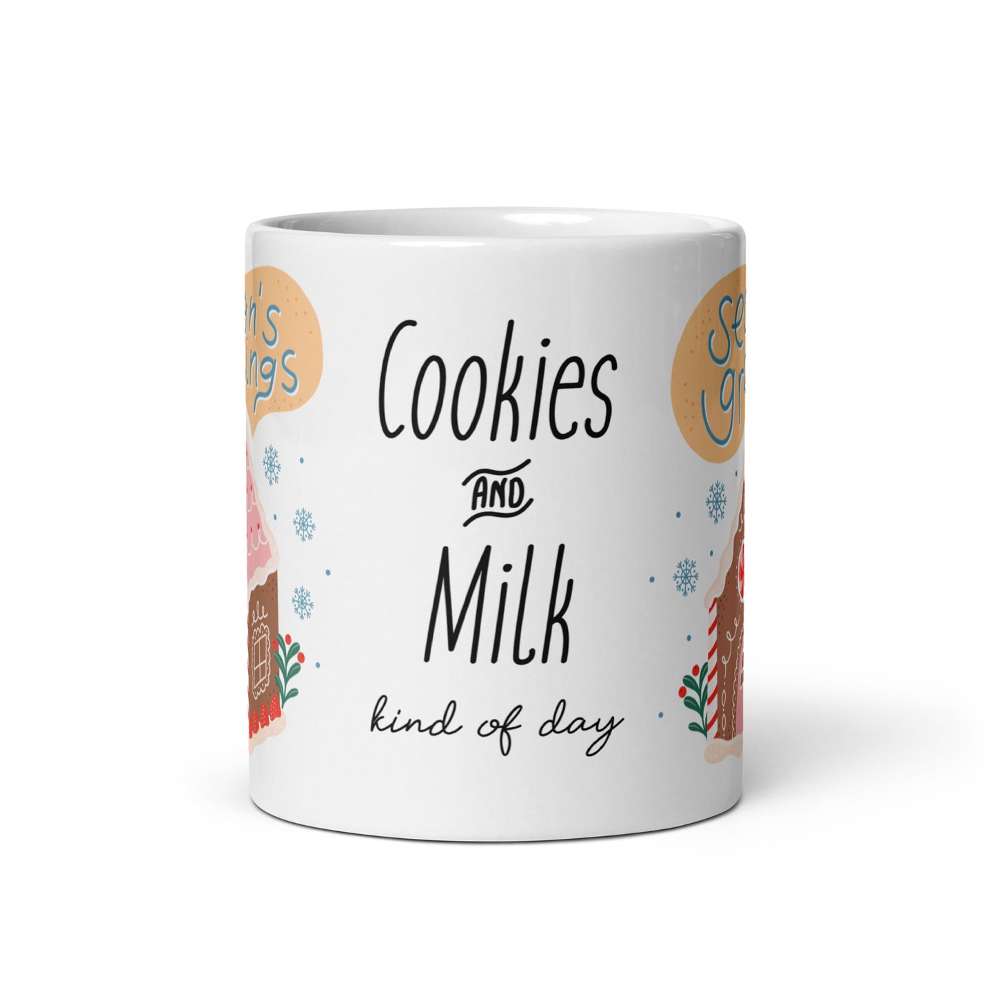 Julekrus Cookies and Milk