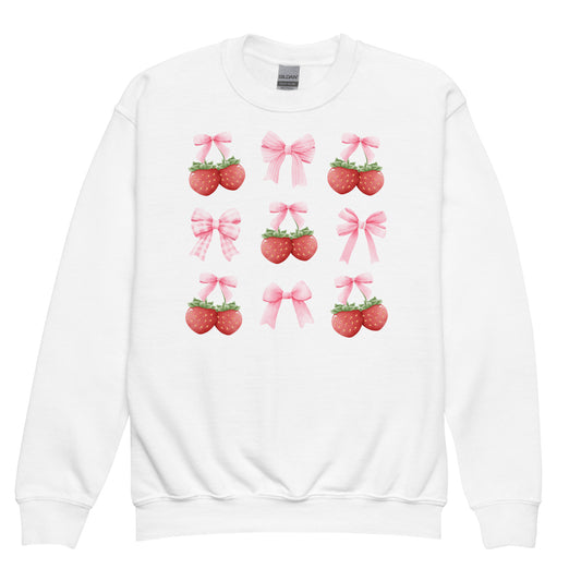 Coquette Strawberry Sweatshirt Junior