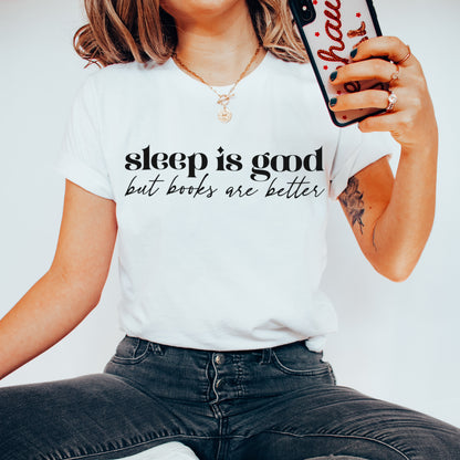 books are better hvit t-skjorte