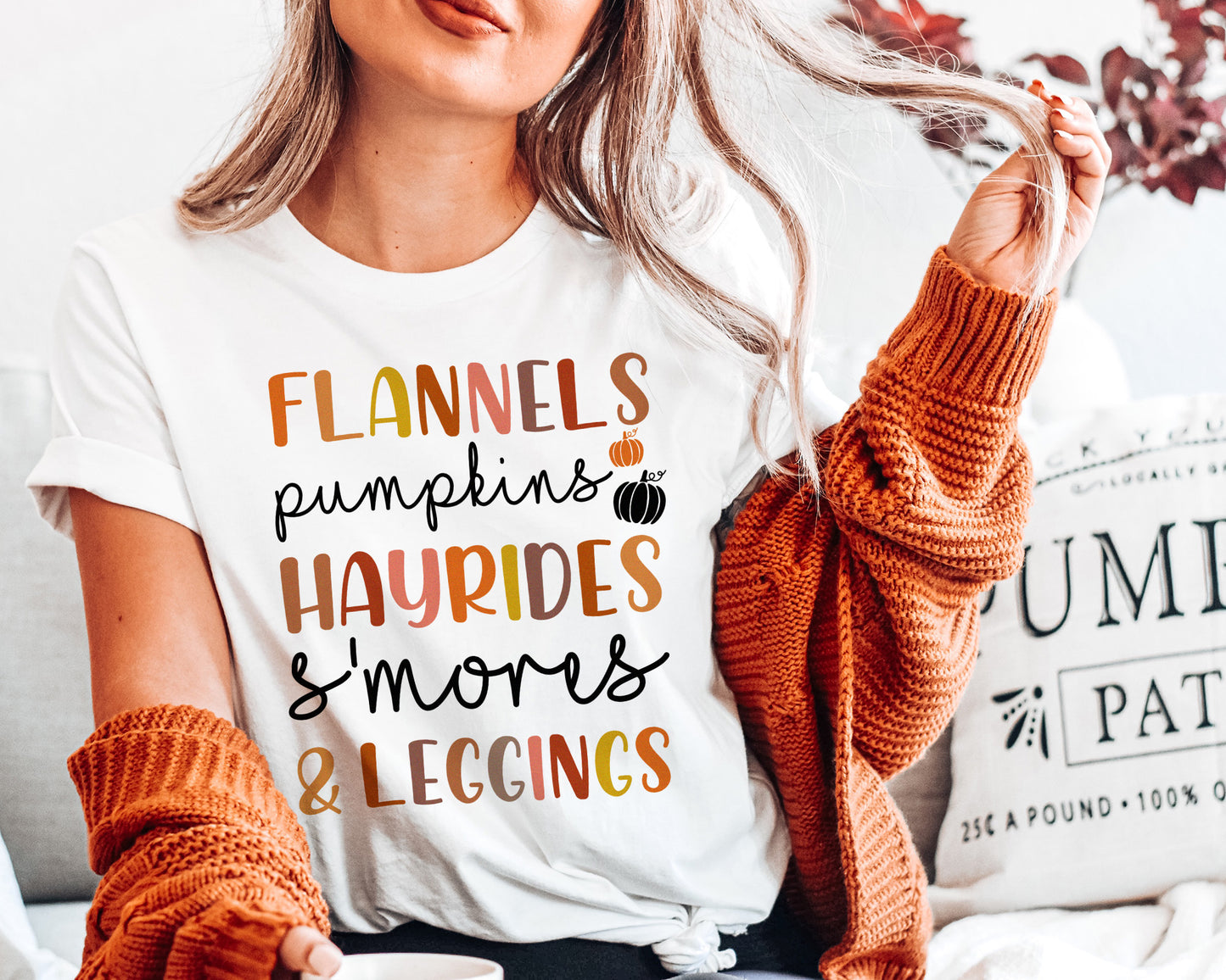 Pumpkins Bonfires T-skjorte