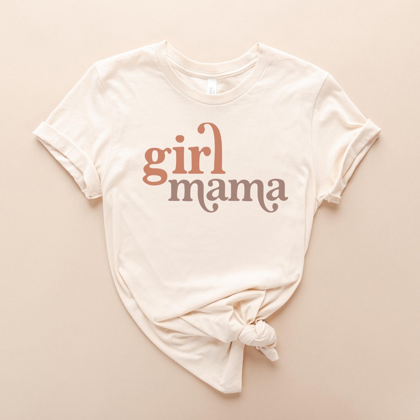 girl mama t-skjorte