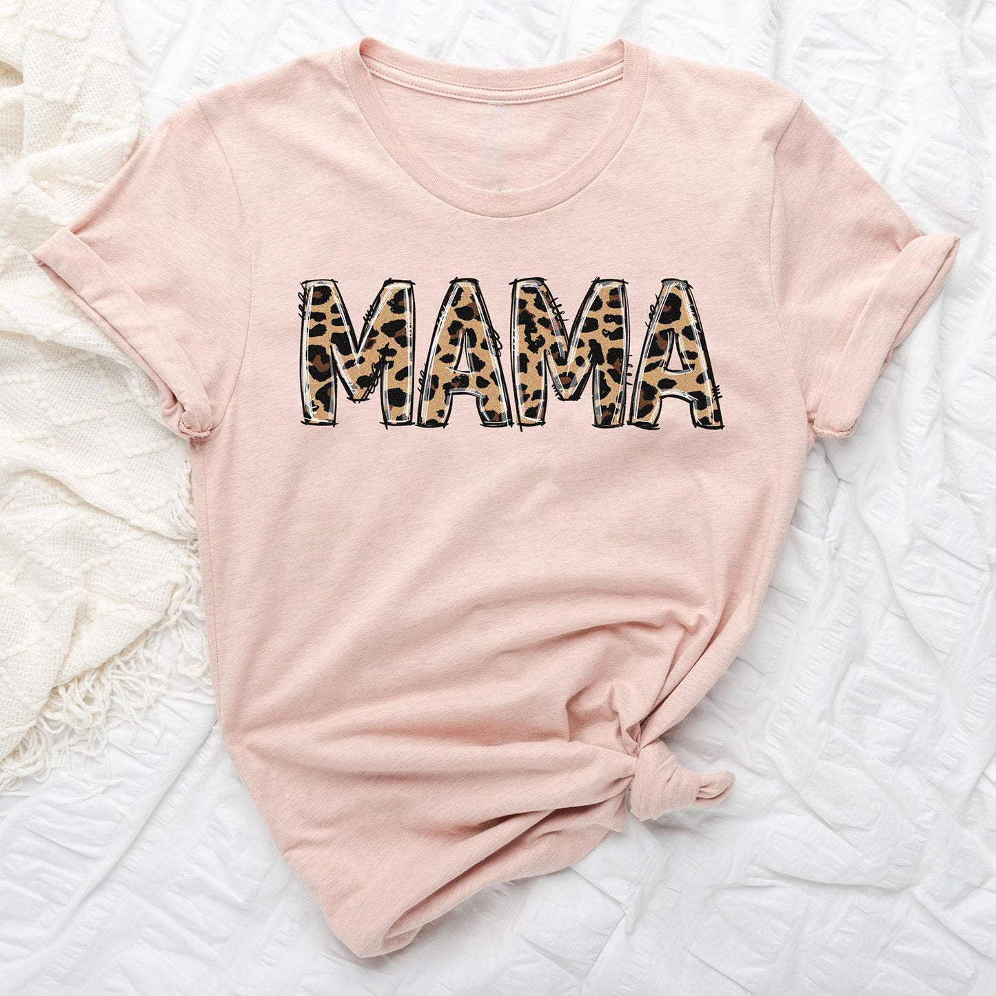 Mama T-skjorte Peach