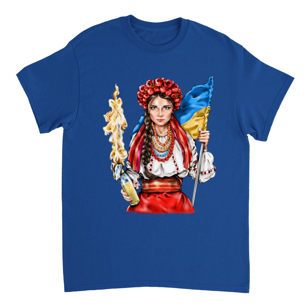 Slava Ukraine T-skjorte