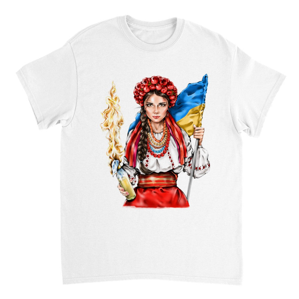 Slava Ukraine T-skjorte