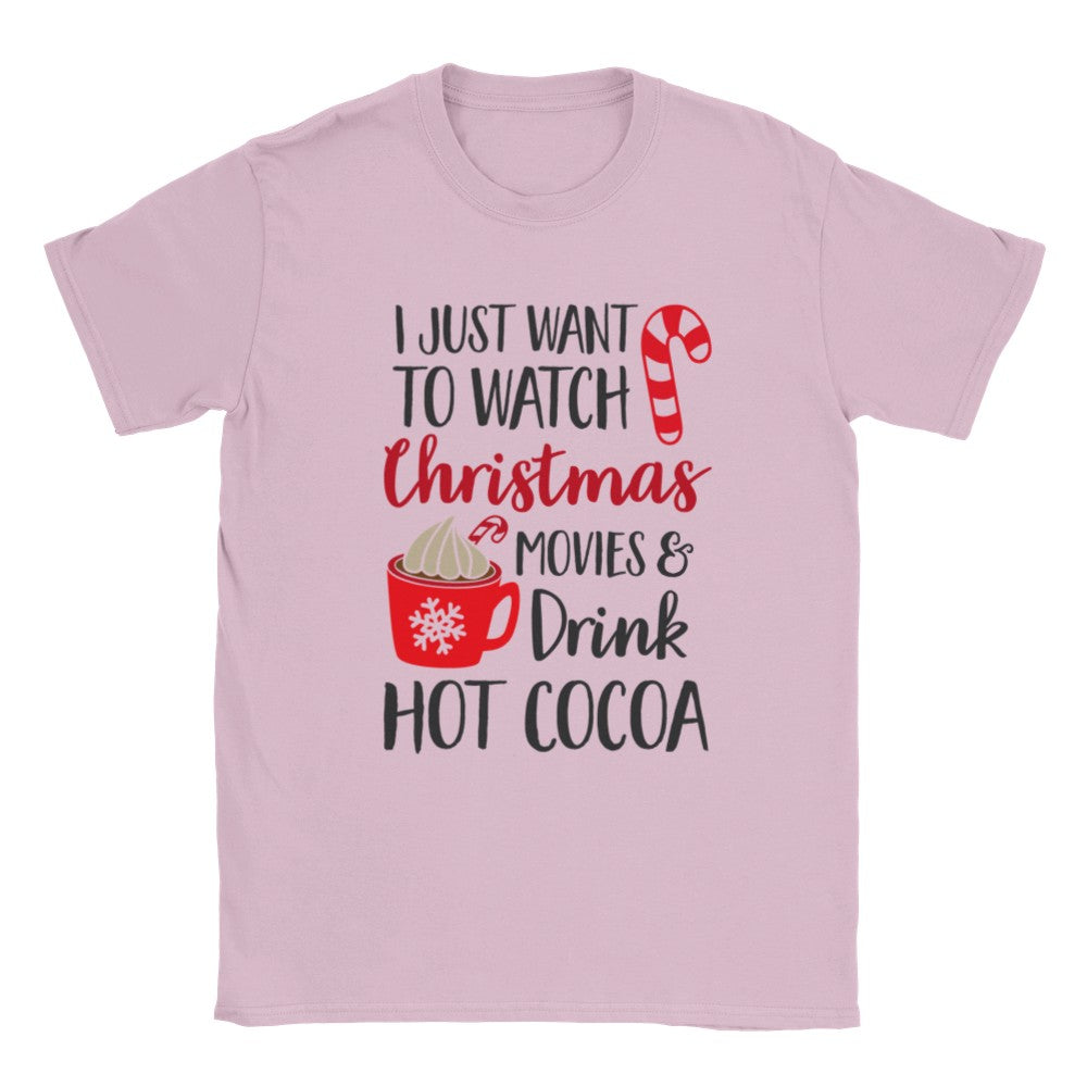 Hot Cocoa Christmas Movies T-skjorte