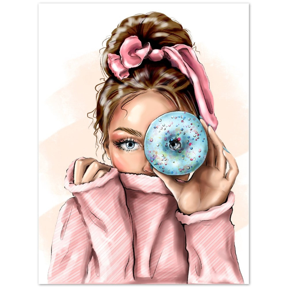 Donut Girl Plakat