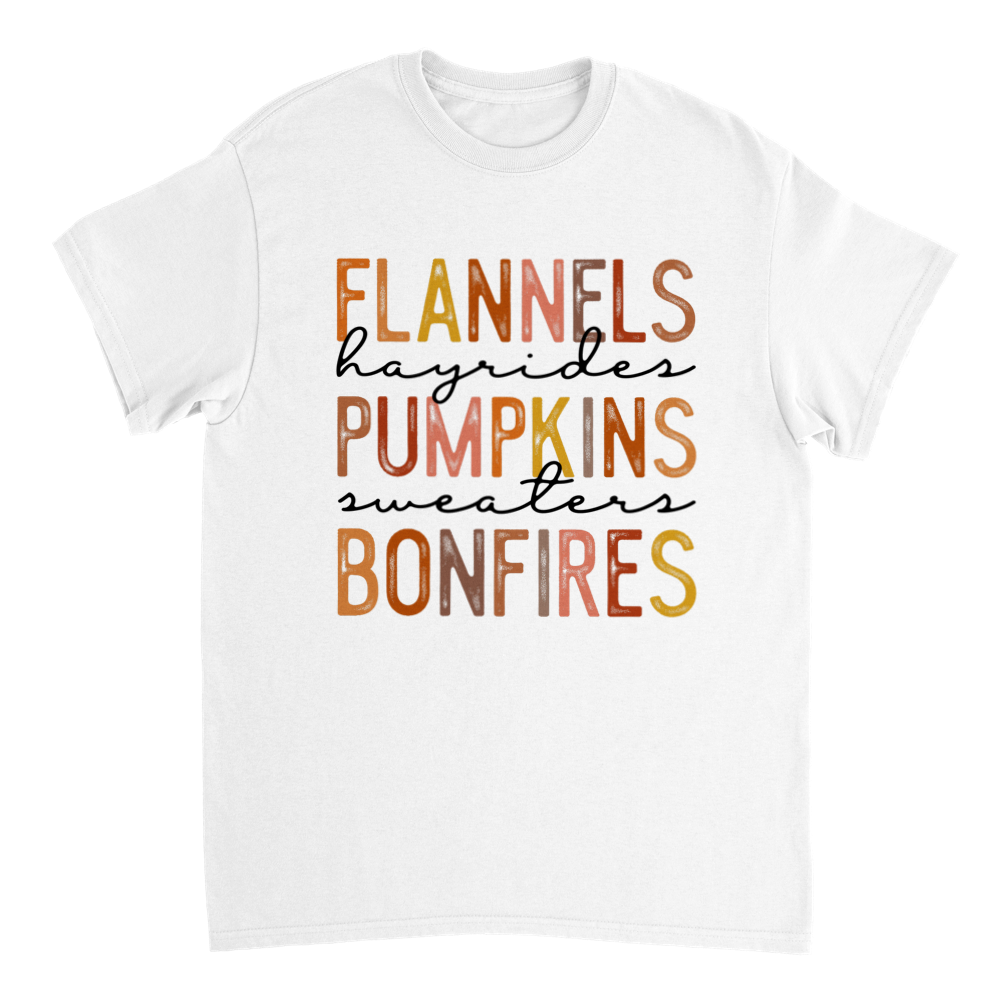 Pumpkins Bonfires T-skjorte