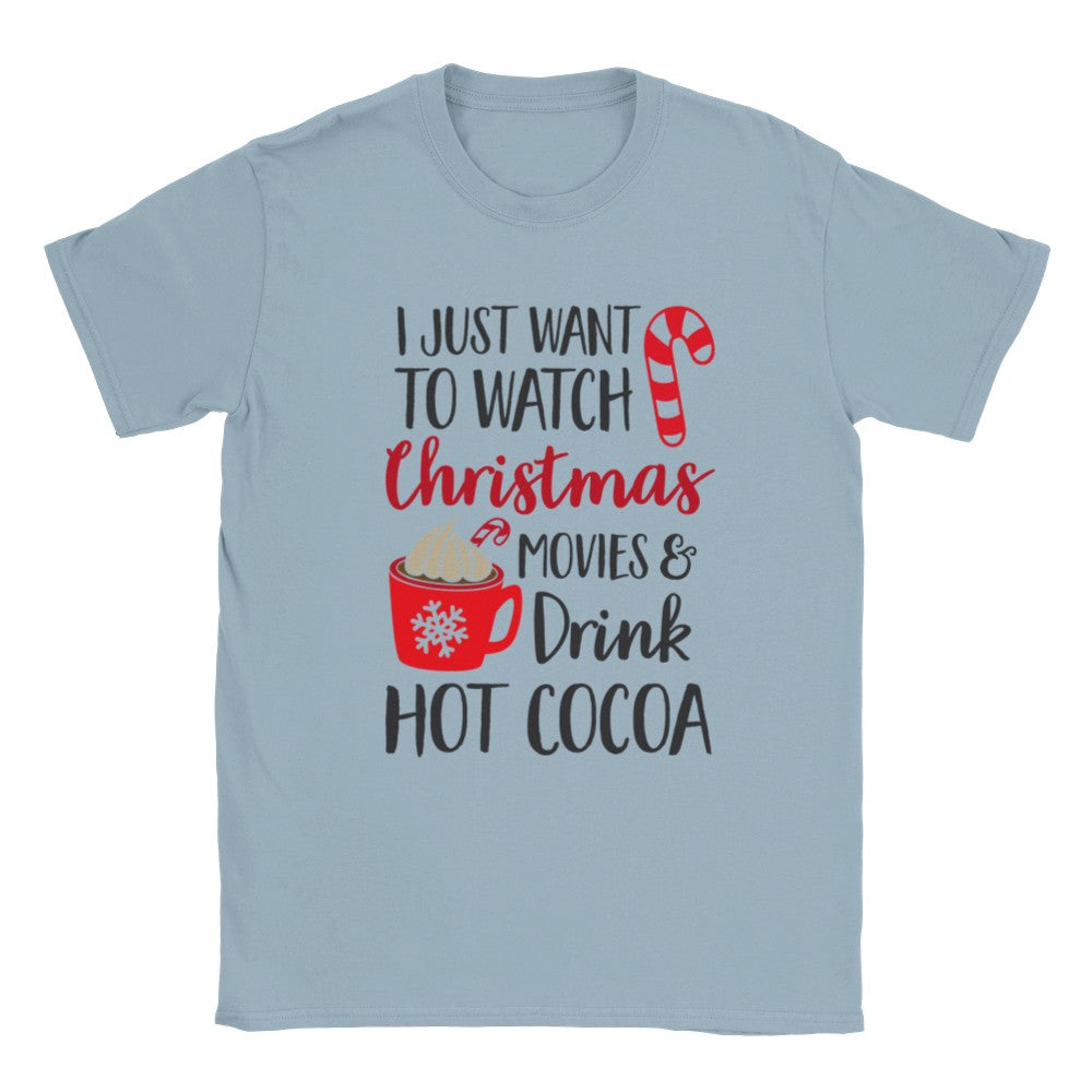Hot Cocoa Christmas Movies T-skjorte